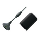 Play & Charge Set with Battery for XBOX 360 Black