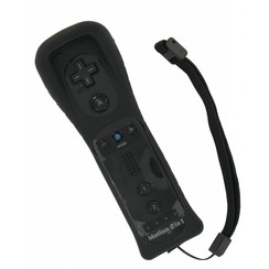 Afstandsbediening voor de Wii en Wii U met Motion+ Zwart