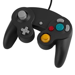 Controller verkabelt für GameCube und Wii, schwarz