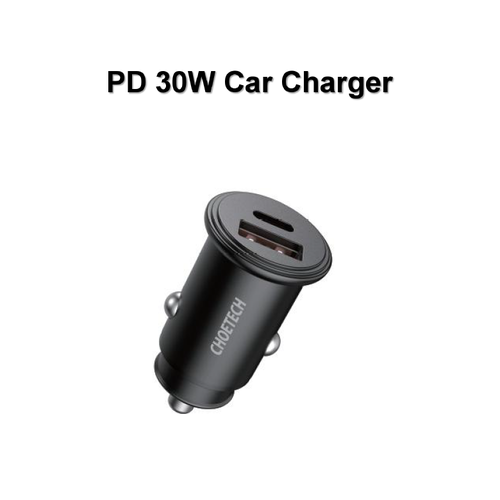 Choetech USB car charger with USB-C 30W Power Delivery
