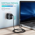 Choetech USB-C stroomadapter met Power Delivery - GaN-Tech - 61W