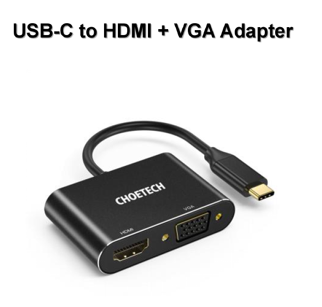Adaptateur USB-C vers adaptateur double HDMI 4K 60Hz pour miroir
