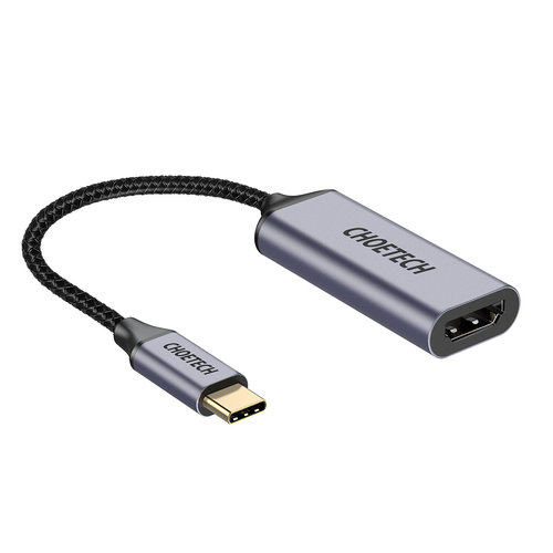 Choetech Aluminum USB-C to HDMI adapter - 4Kx2K @ 60Hz - Coax