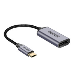 Aluminium USB-C zu DP Adapter - Koax - 4Kx2K @ 60Hz