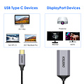 Choetech Aluminum USB-C to DP adapter - Coax - 4Kx2K @ 60Hz - DP Alt Mode