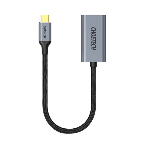 Choetech Aluminum USB-C to HDMI adapter - 4K @ 60Hz - Sky Gray