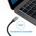 Choetech Aluminium USB-C zu HDMI Adapter - 4K @ 60Hz - Sky Grey