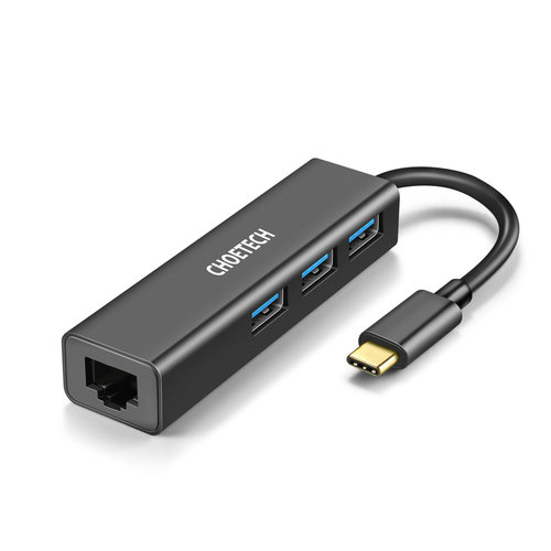 Choetech USB-C to RJ45 adapter and 3x USB 3.0