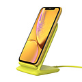 Choetech Support de charge sans fil Qi pour smartphones - 2 bobines - 10W - Jaune