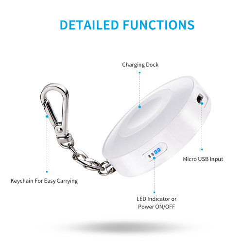 Choetech Powerbank 900mAh MFI for Apple Watch - Keychain