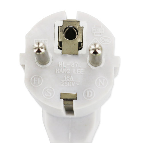 Netzkabel Universal AC für PC 1,5 Meter in Weiß