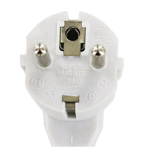 Power Cable universal AC for PC 1.5 Meter in white
