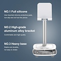 Choetech Tiltable smartphone or tablet holder with aluminum alloy - up to 10 inch - white