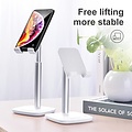 Choetech Tiltable smartphone or tablet holder with aluminum alloy - up to 10 inch - white