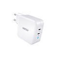 Choetech Dual USB-C GaN power adapter - Power Delivery 100W