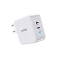 Choetech Dual USB-C GaN power adapter - Power Delivery 100W