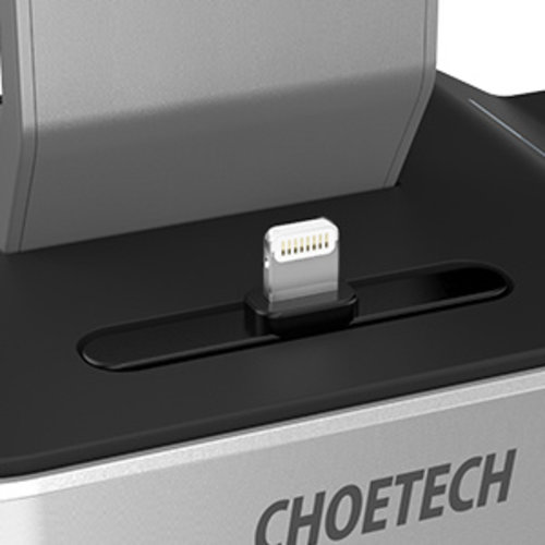 Choetech Station de charge 4 en 1 pour Apple Watch / AirPods / Smartphone - certifiée MFi et Qi - sortie USB-A supplémentaire - 10W