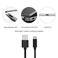 Choetech USB naar USB-C laad- en datakabel - 3A - 1 meter - zwart