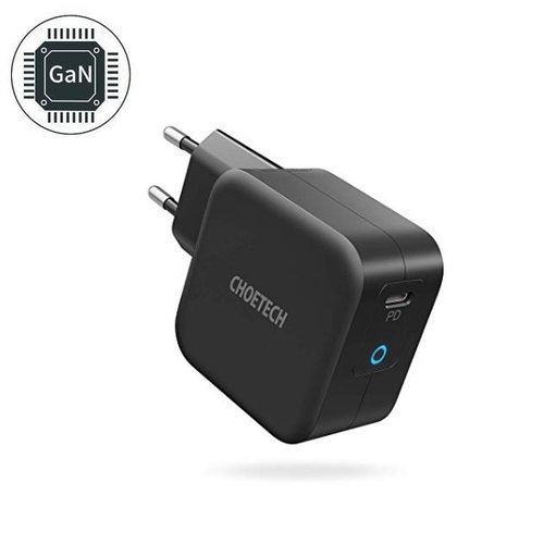 Choetech USB-C stroomadapter met Power Delivery - GaN-Tech - 61W