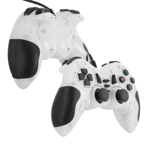 Dolphix USB game controller with wire - for PC - white