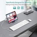 Choetech Connecting 4 in 1 USB-C hub to USB-C PD, USB-A, HDMI and 3.5mm audio jack - sky gray