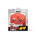 retro-bit Nintendo 64 Tribute Controller avec connexion USB pour PC - Rouge