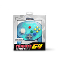 retro-bit Nintendo 64 Tribute Controller with USB connection for PC - Ocean Blue