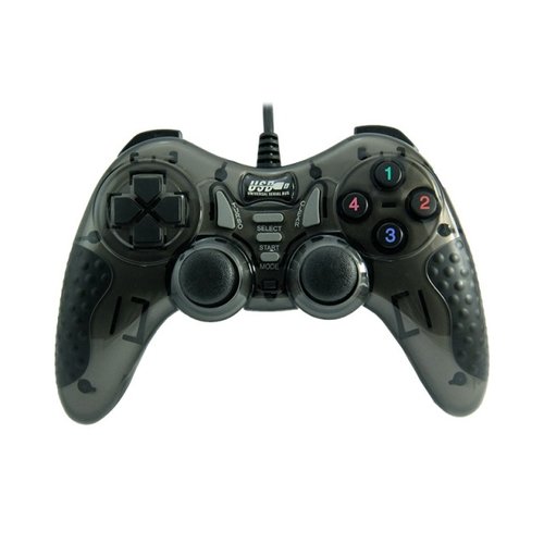 Dolphix Manette de jeu USB avec fil - pour PC - noir