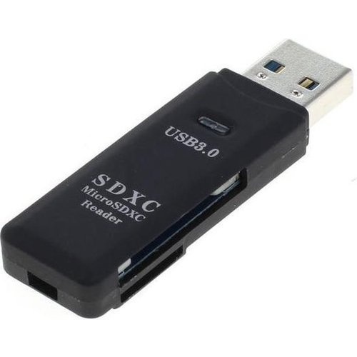 Dolphix Lecteur de carte USB 3.0 pour cartes SD, Micro SD et TF - jusqu'à 512 Go