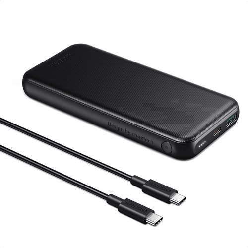 Choetech Power bank 10,000mAh with Quick Charge 3.0 and PD3.0 - 18W