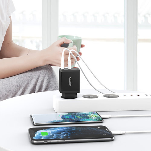 Choetech Dual USB power adapter with Quick Charge 3.0 and PD 3.0 - 36W