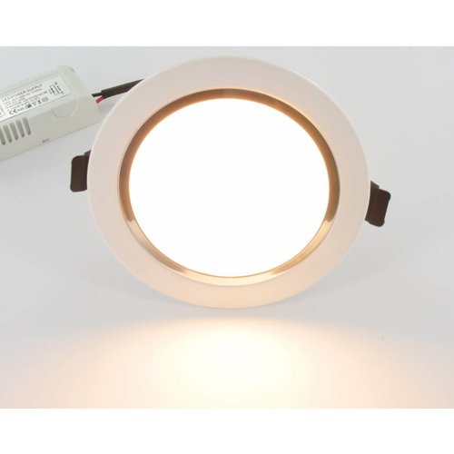 LED Downlight warmes Weiß 9W einschließlich Fahrer