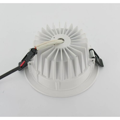 LED Downlight blanc chaud 9W y compris le conducteur