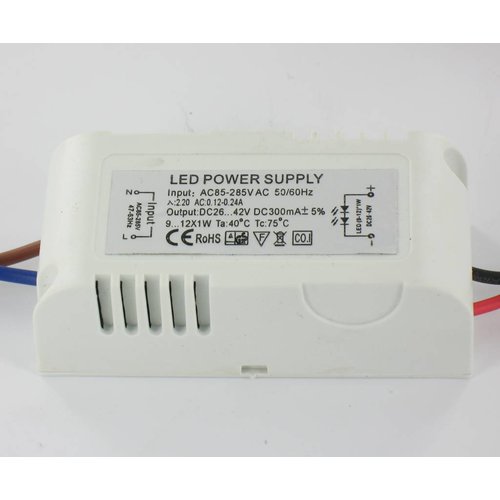 LED Downlight Warm White 9W including driver