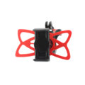 Phone holder for bicycle - suitable from 50 to 80mm - red