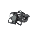 Phone holder for bicycle - suitable from 50 to 80mm - black