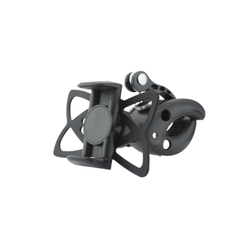 Telefonhalter für Fahrrad - geeignet von 50 bis 80 mm - schwarz