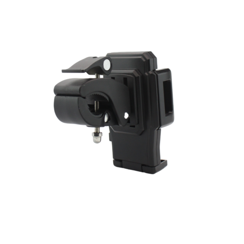 Phone holder for bicycle - 45 to 110 mm - black