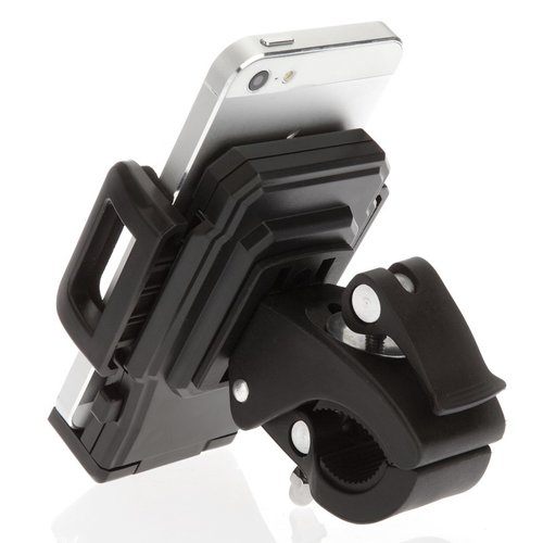 Support téléphone pour vélo - 45 à 110 mm - noir