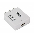 Convertisseur mini AV vers HDMI Upscaler
