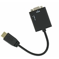 Câble convertisseur HDMI vers VGA + audio