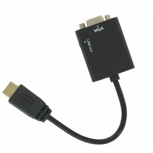 HDMI to VGA + Audio Converter Cable