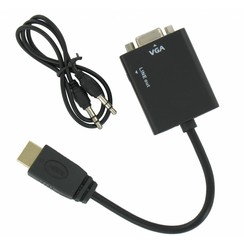 HDMI to VGA + Audio Converter Cable