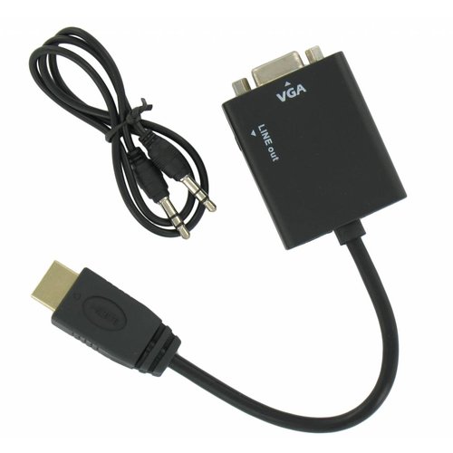 HDMI zu VGA + Audio Converter Kabel