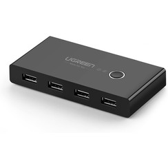 Commutateur de partage USB 2.0 avec 4 ports - noir