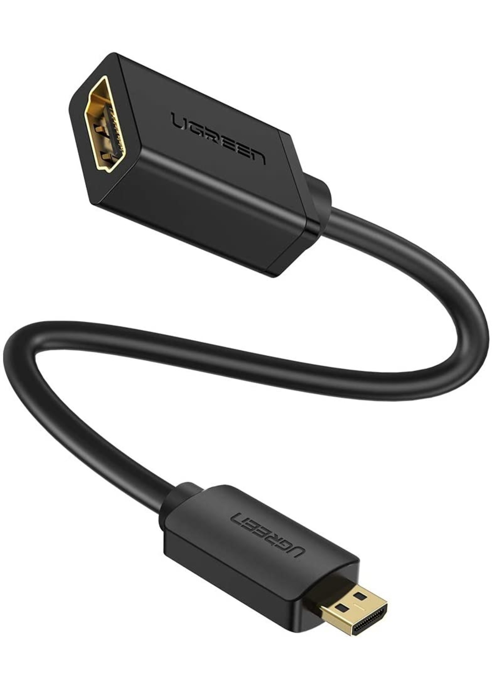 UGREEN Micro HDMI naar HDMI adapter - 4K 1080P - Ethernet - 20cm