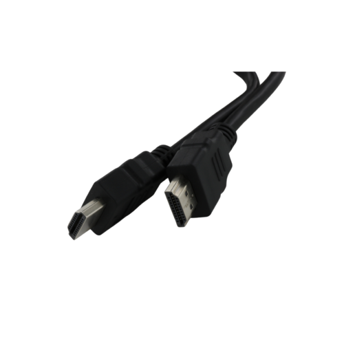 Dolphix HDMI-zu-HDMI-Kabel 1 Meter (Stecker -> Stecker) - HDMI 1.4 - Geeignet für 4K bei 60 Hz - Schwarz