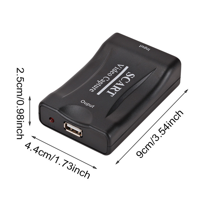 Dolphix Adaptateur de capture vidéo péritel vers USB