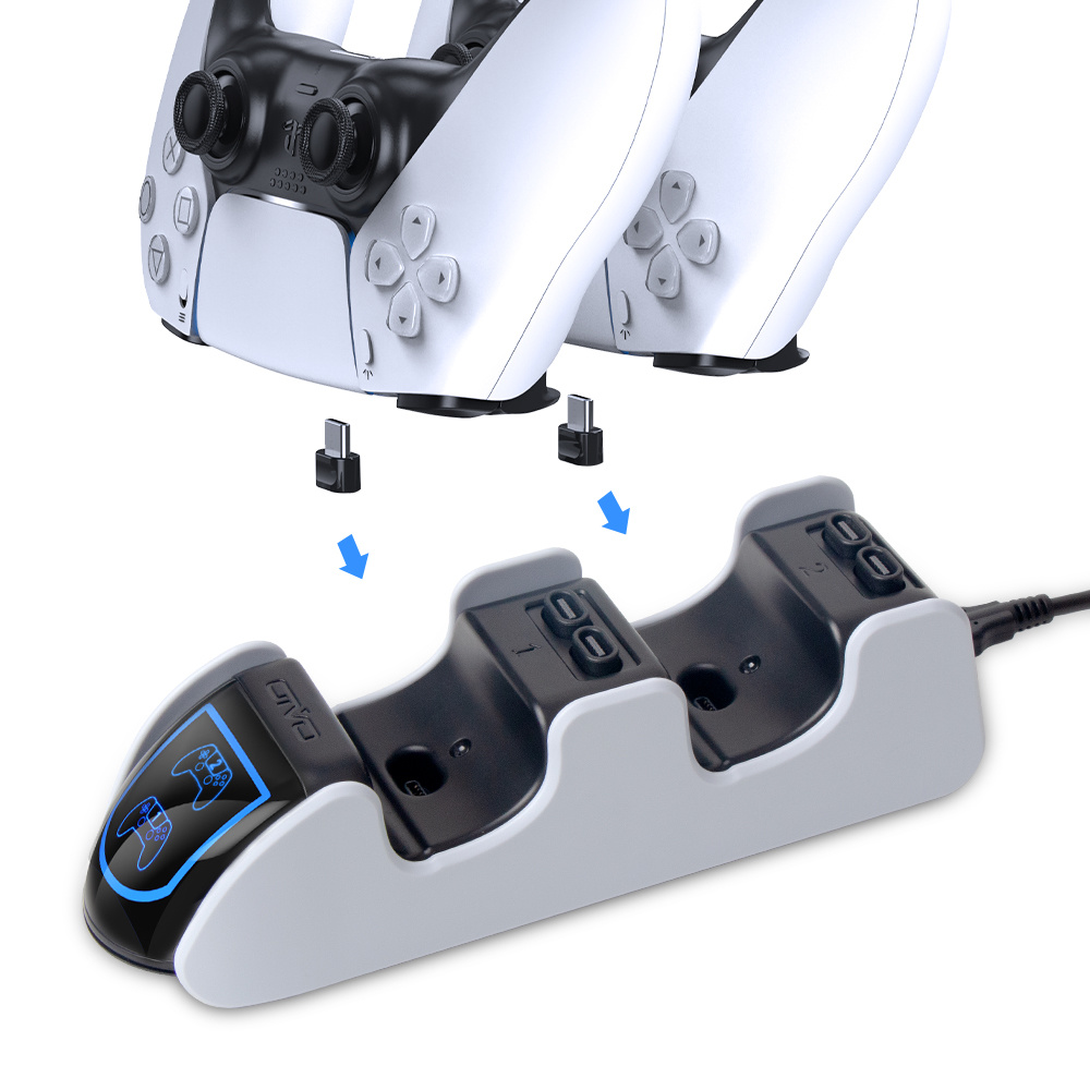 Charging Station For Two Playstation 5 Controllers Led Indicator Groothandel Xl Charging Station For Two Playstation 5 Controllers Led Indicator Groothandel Xl