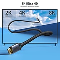 8K HDMI 2.1 cable - 8K@60Hz - 48Gbps - 2 meters